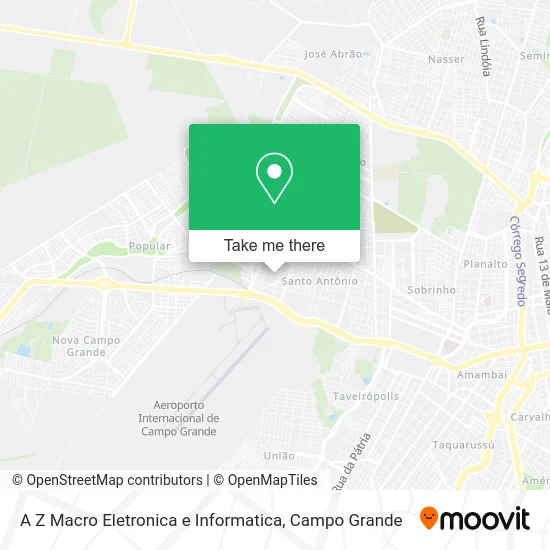 A Z Macro Eletronica e Informatica map