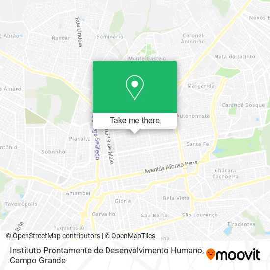 Instituto Prontamente de Desenvolvimento Humano map