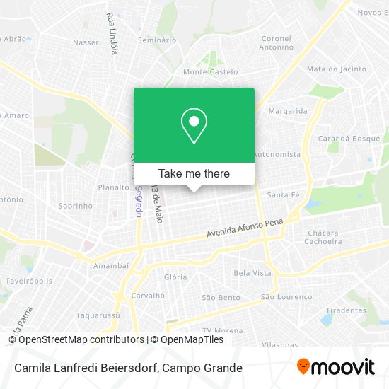 Camila Lanfredi Beiersdorf map