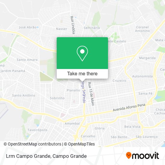 Lrm Campo Grande map