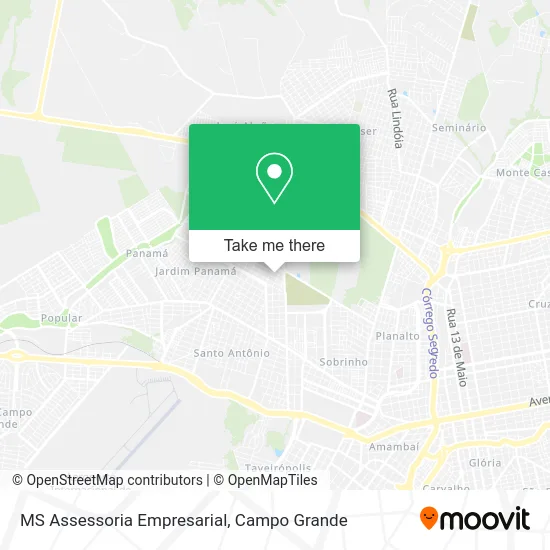 MS Assessoria Empresarial map