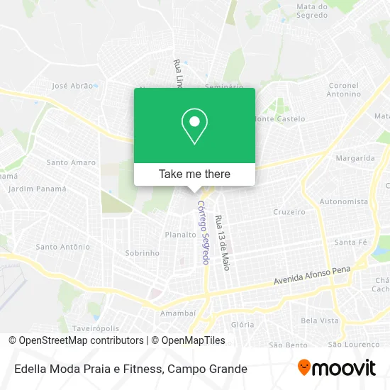 Edella Moda Praia e Fitness map