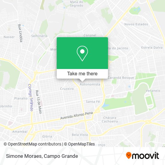 Mapa Simone Moraes