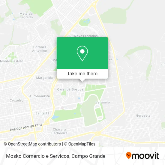 Mosko Comercio e Servicos map