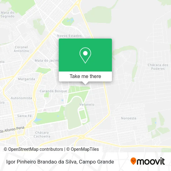 Igor Pinheiro Brandao da Silva map