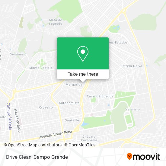 Drive Clean map