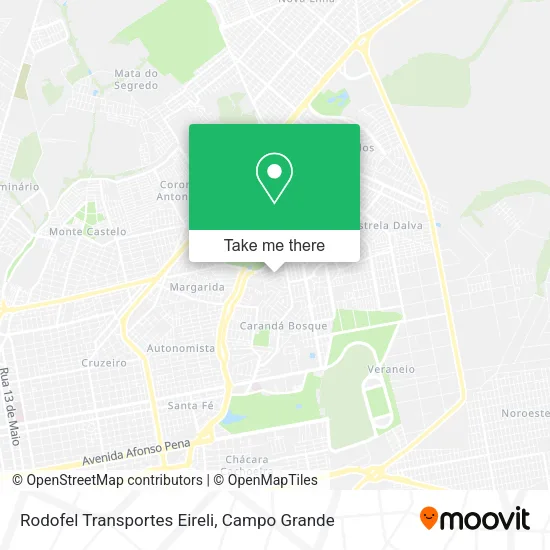 Rodofel Transportes Eireli map