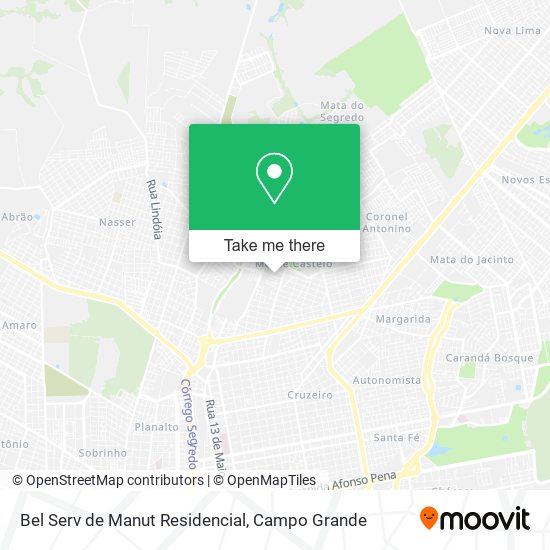 Bel Serv de Manut Residencial map