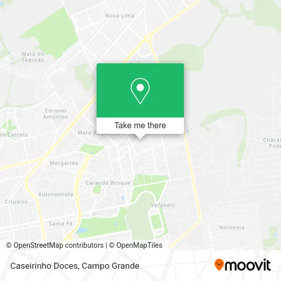 Caseirinho Doces map