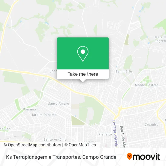 Ks Terraplanagem e Transportes map