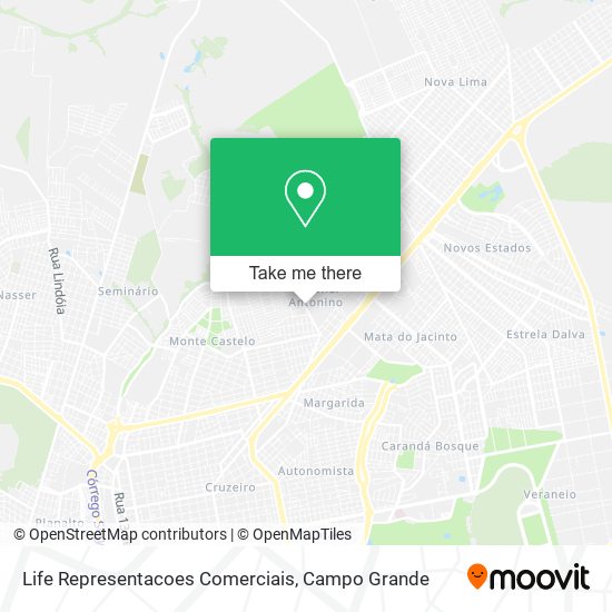 Mapa Life Representacoes Comerciais