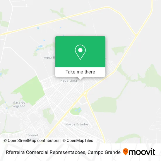 Rferreira Comercial Representacoes map