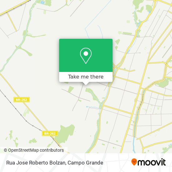 Mapa Rua Jose Roberto Bolzan