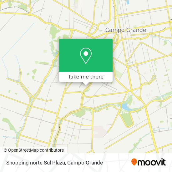 Shopping norte Sul Plaza map