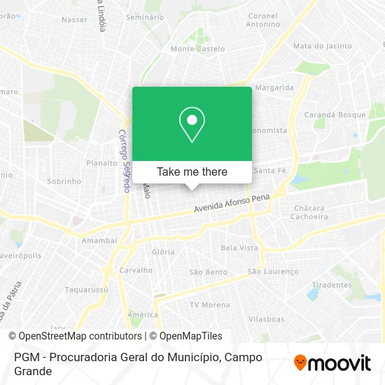 PGM - Procuradoria Geral do Município map