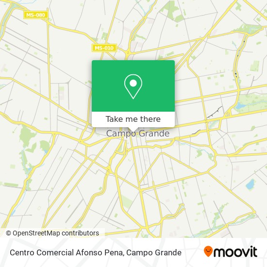 Mapa Centro Comercial Afonso Pena