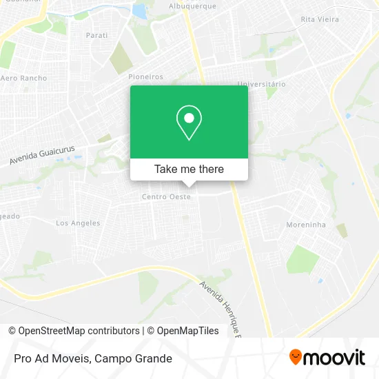 Pro Ad Moveis map