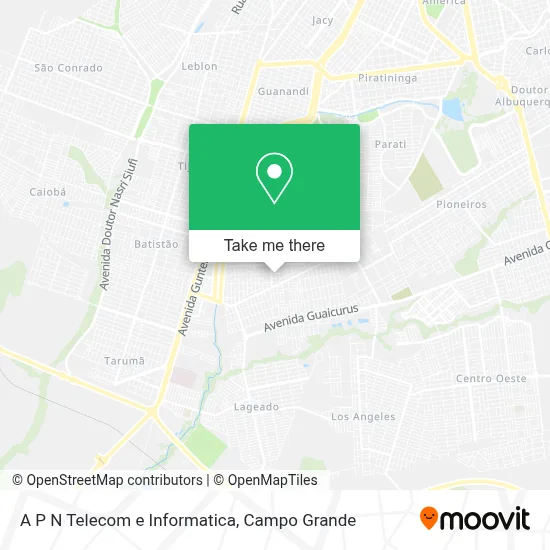A P N Telecom e Informatica map