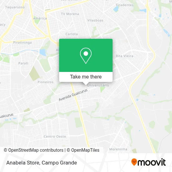 Anabela Store map
