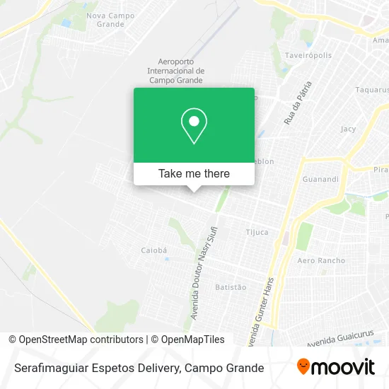 Serafimaguiar Espetos Delivery map