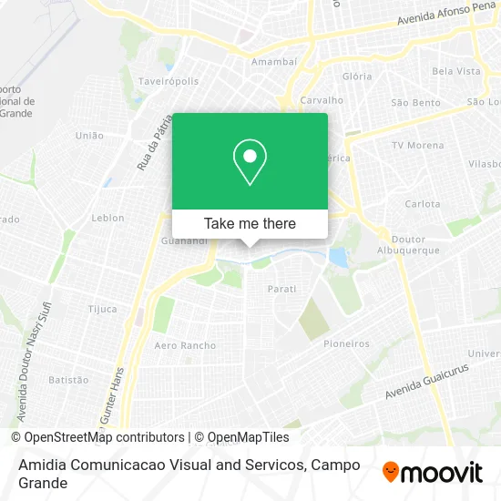 Amidia Comunicacao Visual and Servicos map