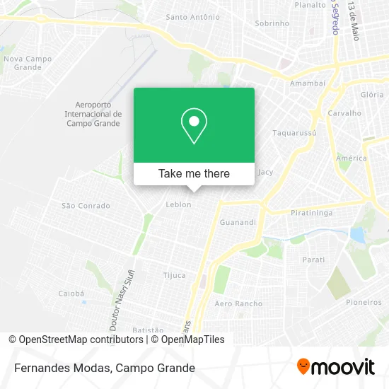 Fernandes Modas map