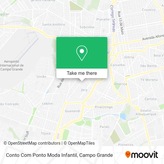 Conto Com Ponto Moda Infantil map