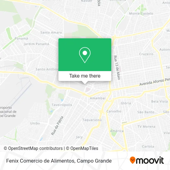 Fenix Comercio de Alimentos map