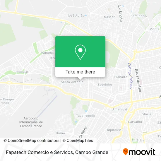 Fapatech Comercio e Servicos map