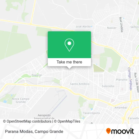 Parana Modas map