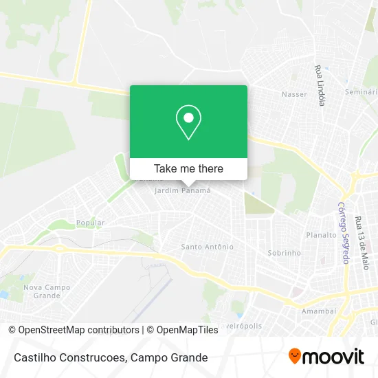 Castilho Construcoes map