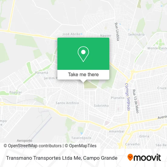 Transmano Transportes Ltda Me map