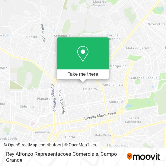 Rey Alfonzo Representacoes Comerciais map