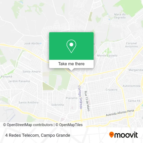 4 Redes Telecom map