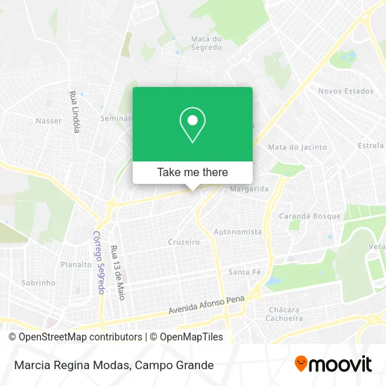 Marcia Regina Modas map