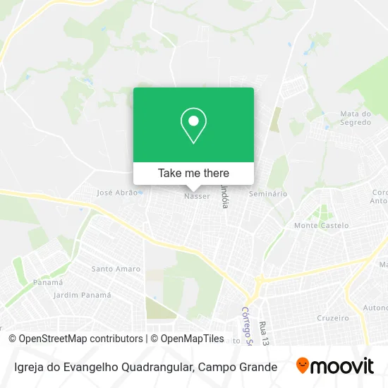 Igreja do Evangelho Quadrangular map