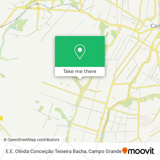 Mapa E.E. Olinda Conceição Teixeira Bacha