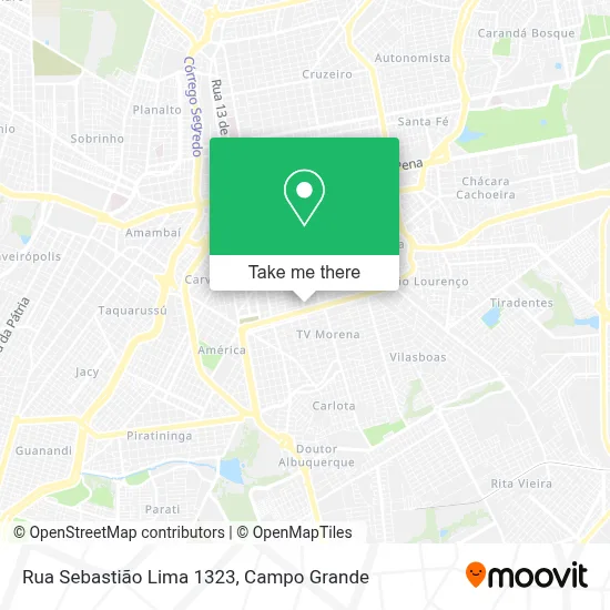 Rua Sebastião Lima 1323 map