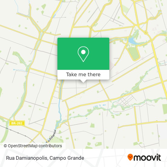 Mapa Rua Damianopolis