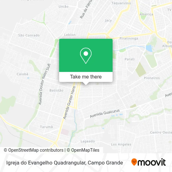 Igreja do Evangelho Quadrangular map