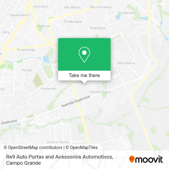 Re9 Auto Portas and Acessorios Automotivos map