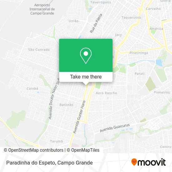 Paradinha do Espeto map