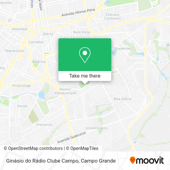 Ginásio do Rádio Clube Campo map