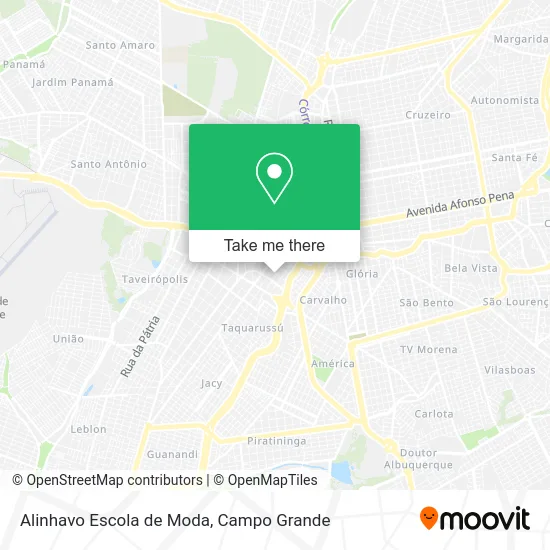 Alinhavo Escola de Moda map