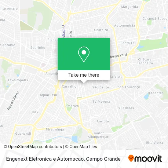 Engenext Eletronica e Automacao map