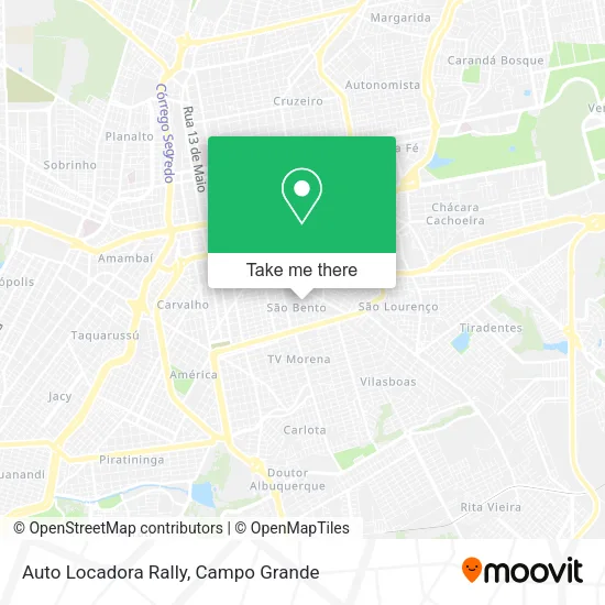 Auto Locadora Rally map