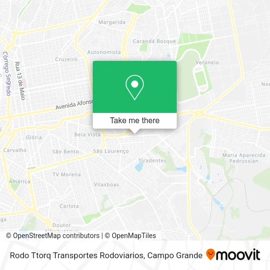 Rodo Ttorq Transportes Rodoviarios map