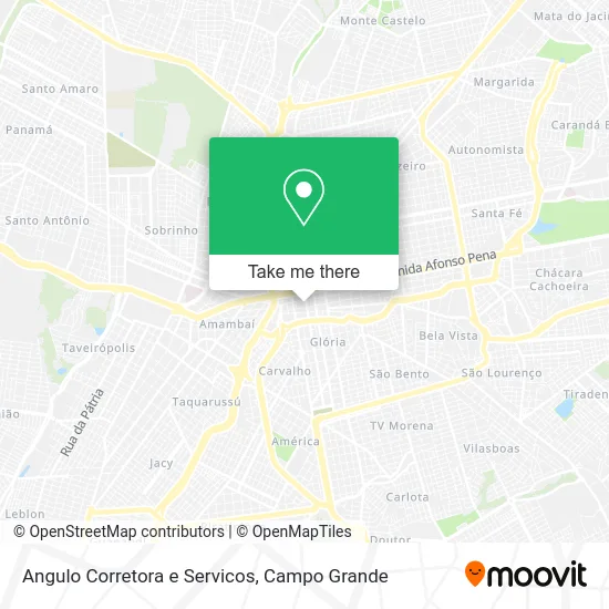 Angulo Corretora e Servicos map