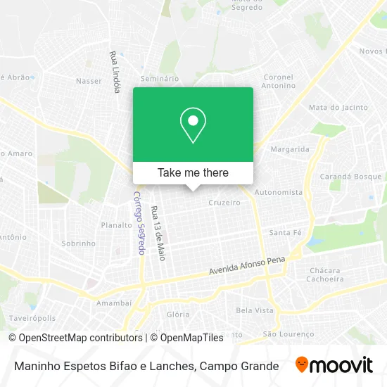 Maninho Espetos Bifao e Lanches map