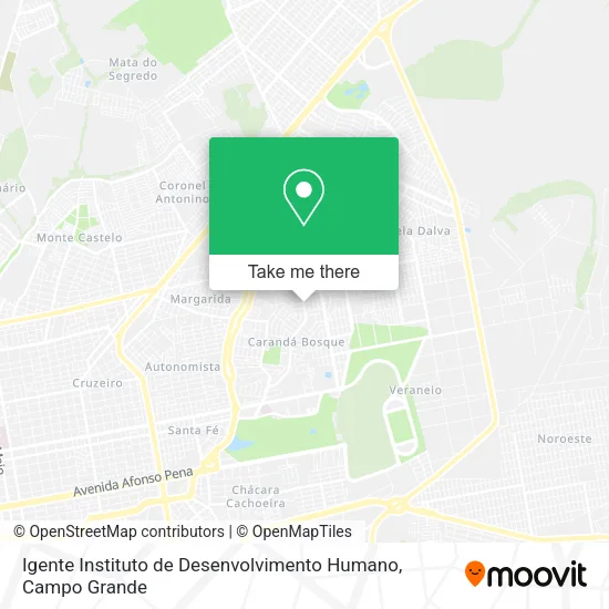 Igente Instituto de Desenvolvimento Humano map